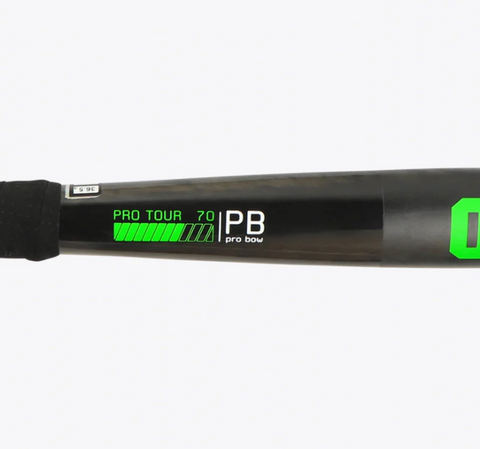 Osaka Field Hockey Stick Pro Tour 70 - Pro Bow | Iconic Black