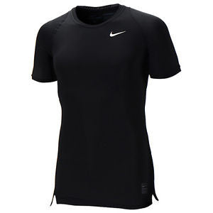 Nike Men's Pro Combat Hypercool Mens Fitted T-Shirt Tee Performance (Black,  S)