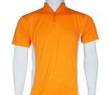 2 Tone Zipped Mandarin Polo - UNISEX - - Arcade Sports