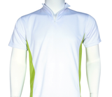 2 Tone Zipped Mandarin Polo - UNISEX - - Arcade Sports