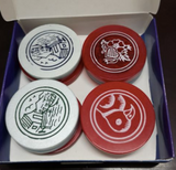 Carrom Striker Engraved Design by Hunter