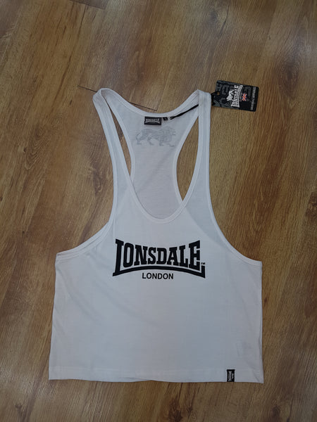 LONSDALE Y-back Muscle Fit Gym Tank Top Vest/Singlet + – Arcade Sports