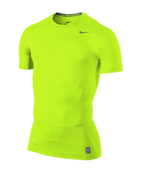 Nike pro combat hot sale green