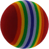 Rainbow Striped Practice Ball - Arcade Sports