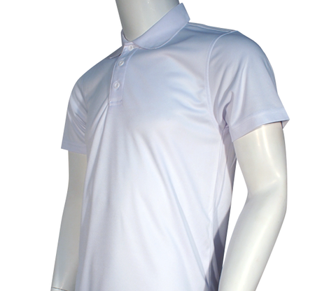 White dri 2025 fit polo
