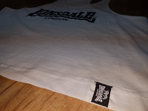 LONSDALE Y-back Muscle Fit Gym Tank Top Vest/Singlet +