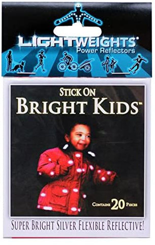 Lightweight Power Reflectors - Stick on Bright Kids+++
